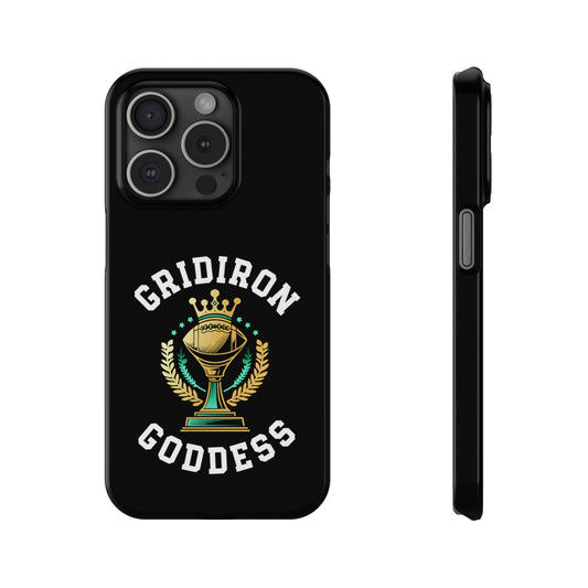 Gridiron Goddess Slim Phone Cases