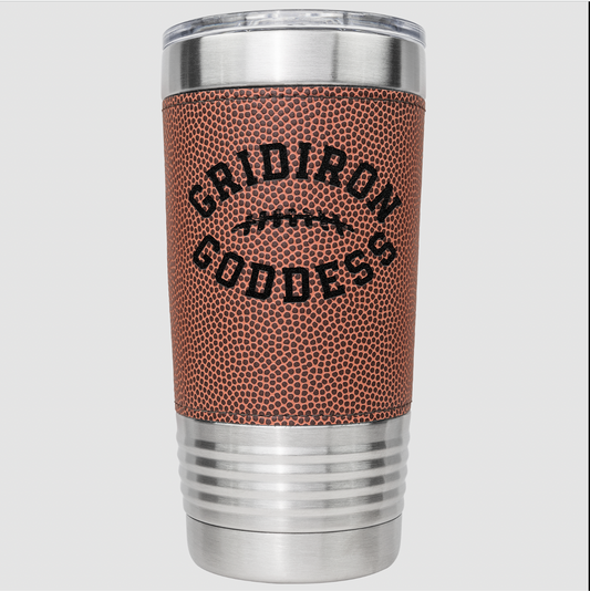 Football Wrapped Tumbler